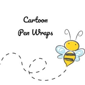 Cartoon Pen Wraps